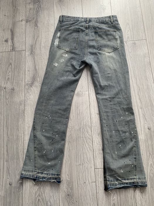 Джинси gallery dept drip flared jeans клеш джинси галери депт