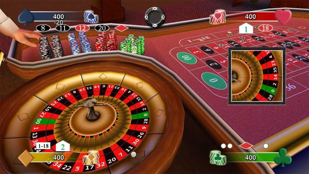 Vegas Party PS4 / PS5 - kasyno, zestaw minigier, poker rzutki na dwóch