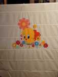 Cortinado TWEETY pintado à mão