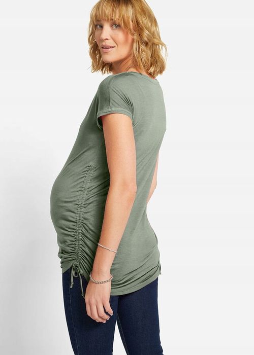 B.P.C t-shirt ciążowy z marszczeniem 32/34.