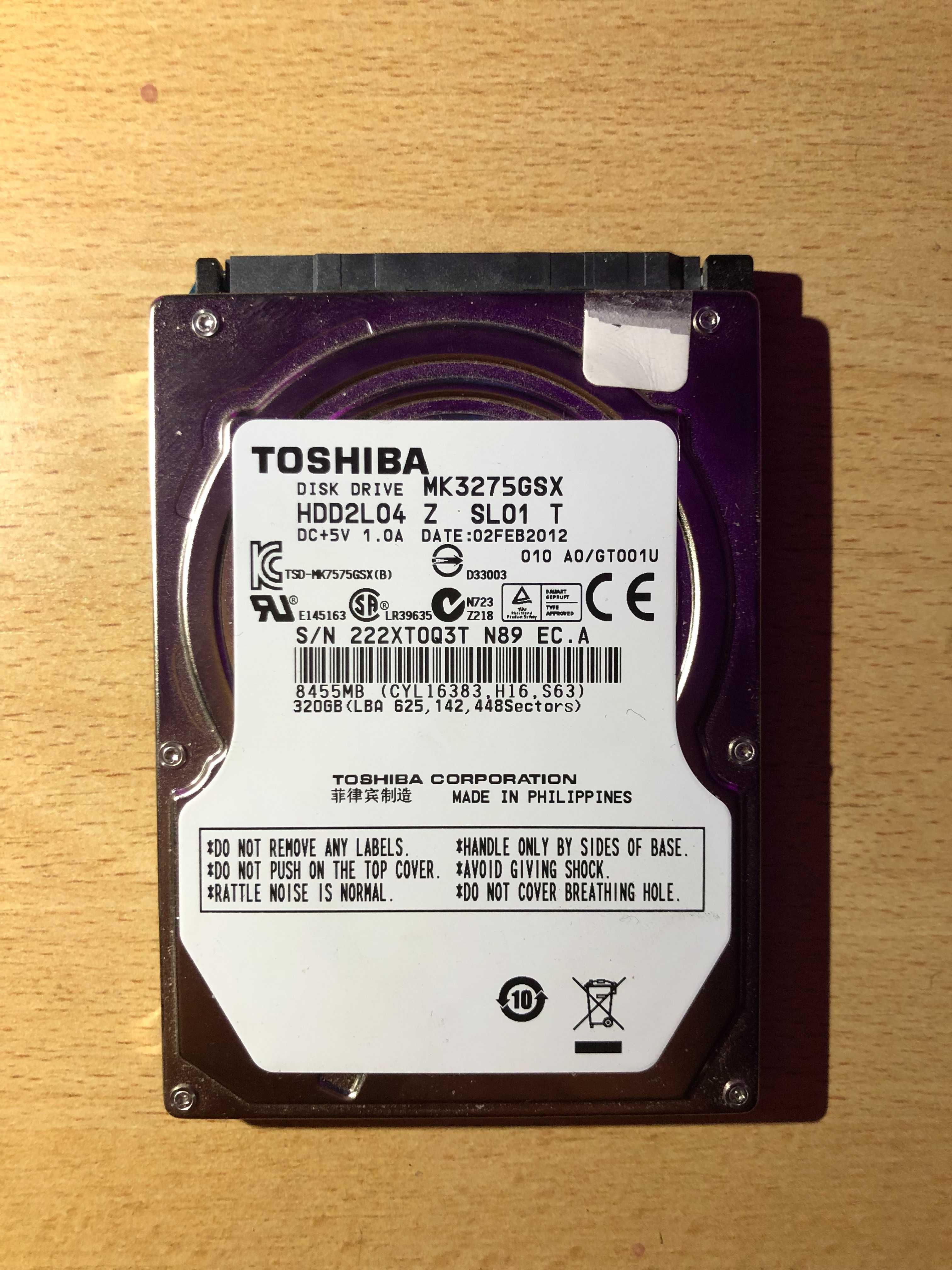 Жесткий Диск Toshiba 320Gb