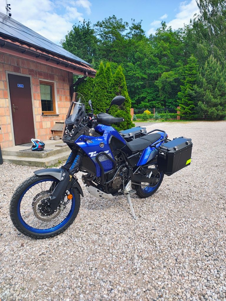 Oryginalne KUFRY, SKRZYNIE,  SAKWY, YAMAHA TENERE 700 + stelaż