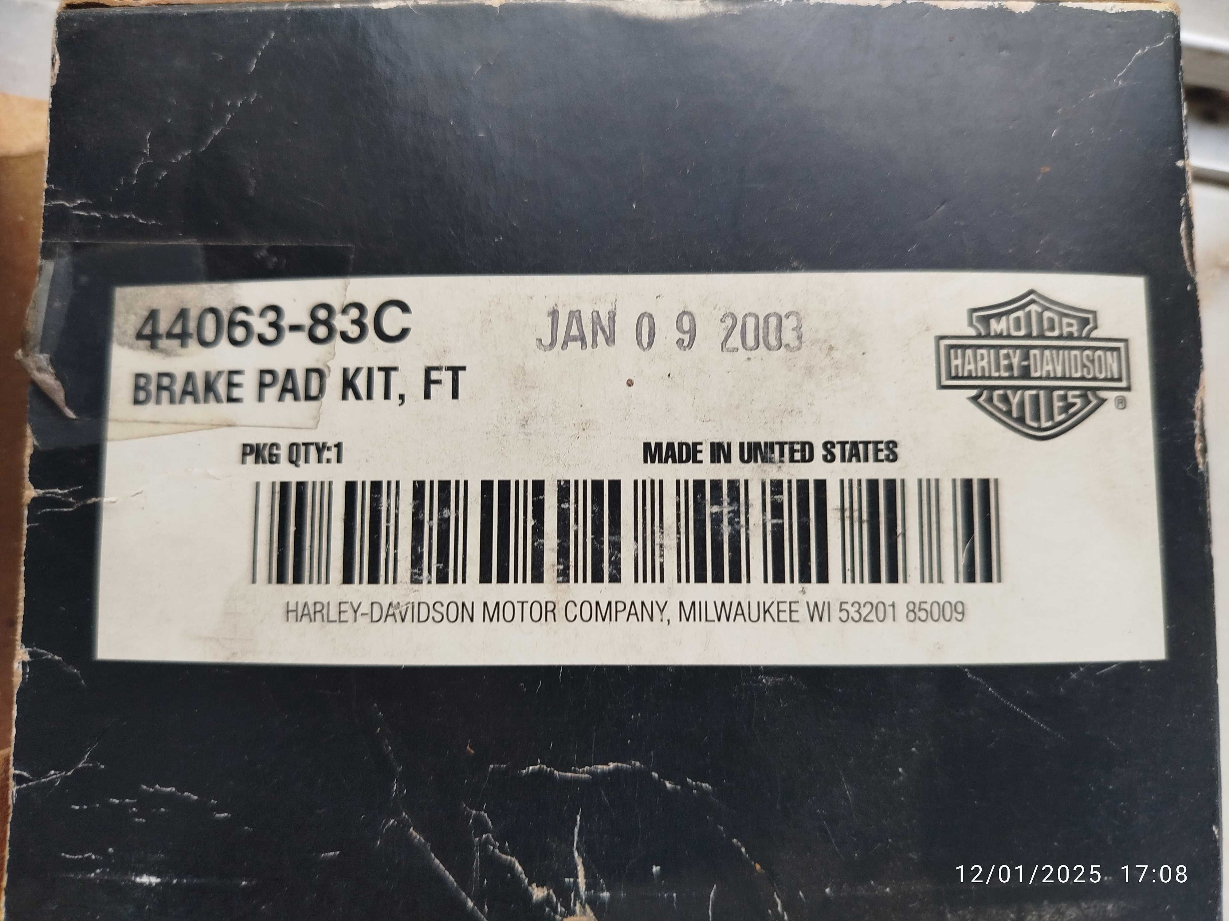 Pastilhas de travão Harley -Davidson