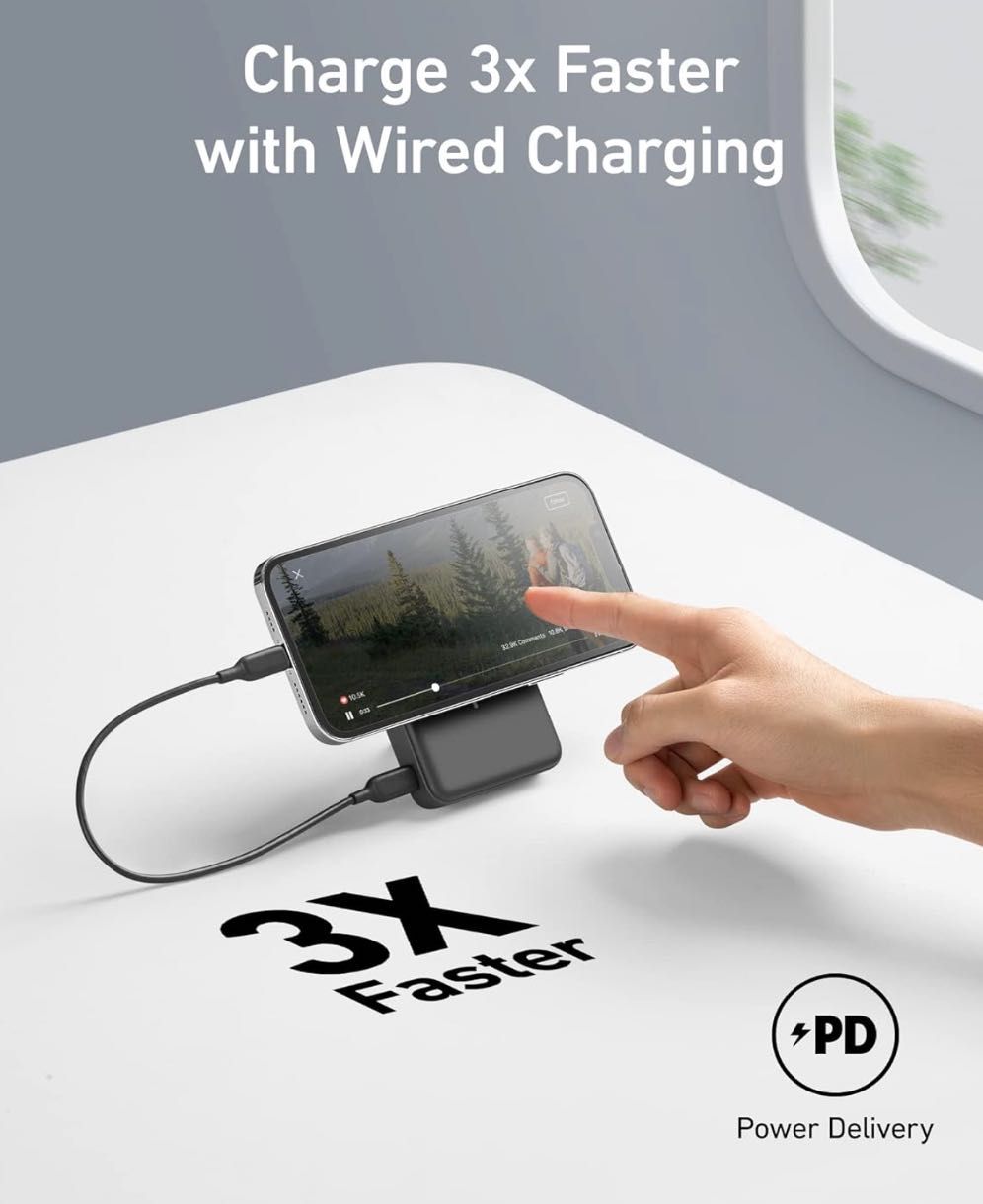 Повербанк Anker 633 Magsafe Powerbank 10 000mAh 20W.