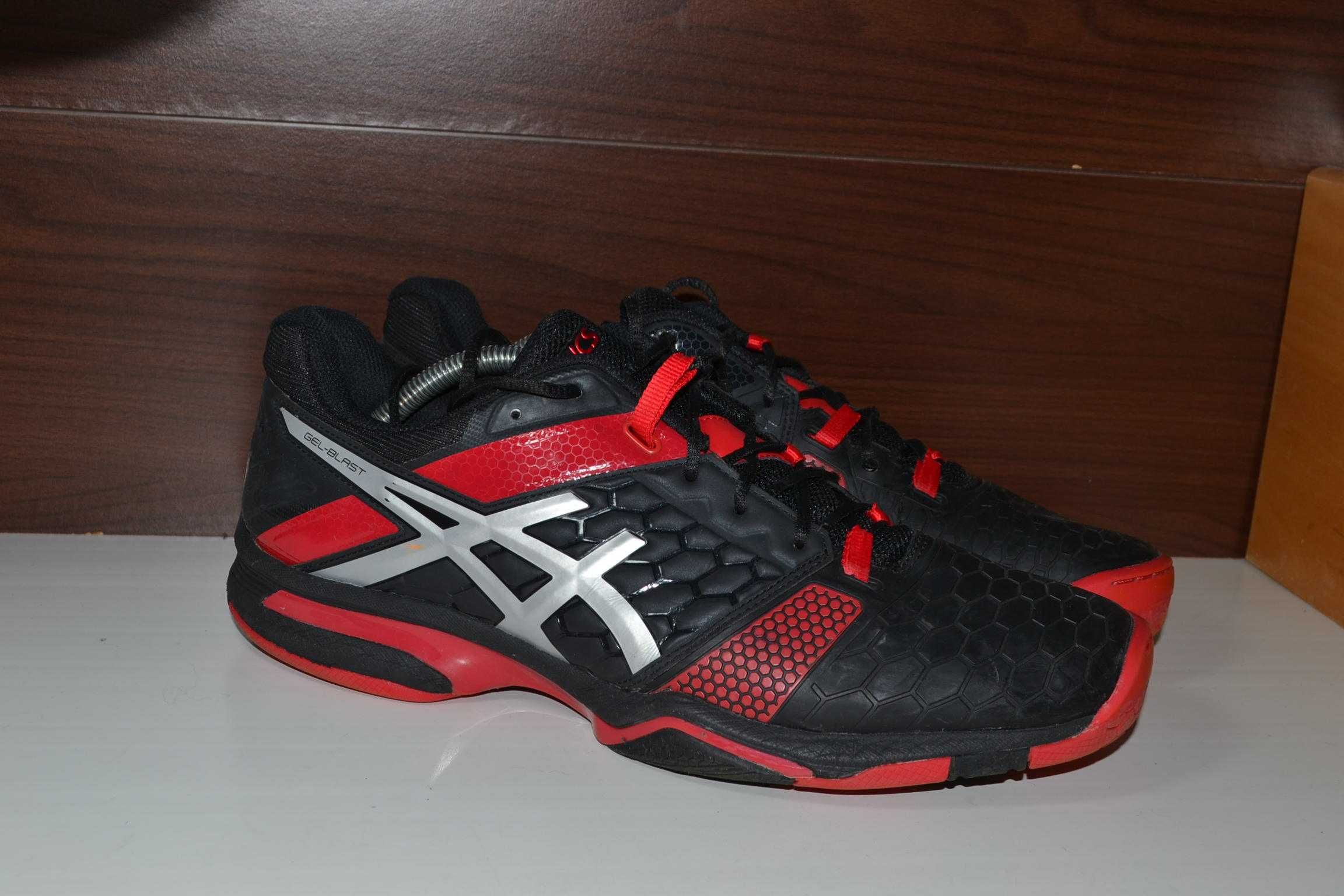 asics gel-blast 7 кроссовки 46.5р для гандбола волейбола тенниса зал