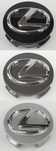 dekielki LEXUS 62mm ASO dekle czarne szare srebrne oryginalne