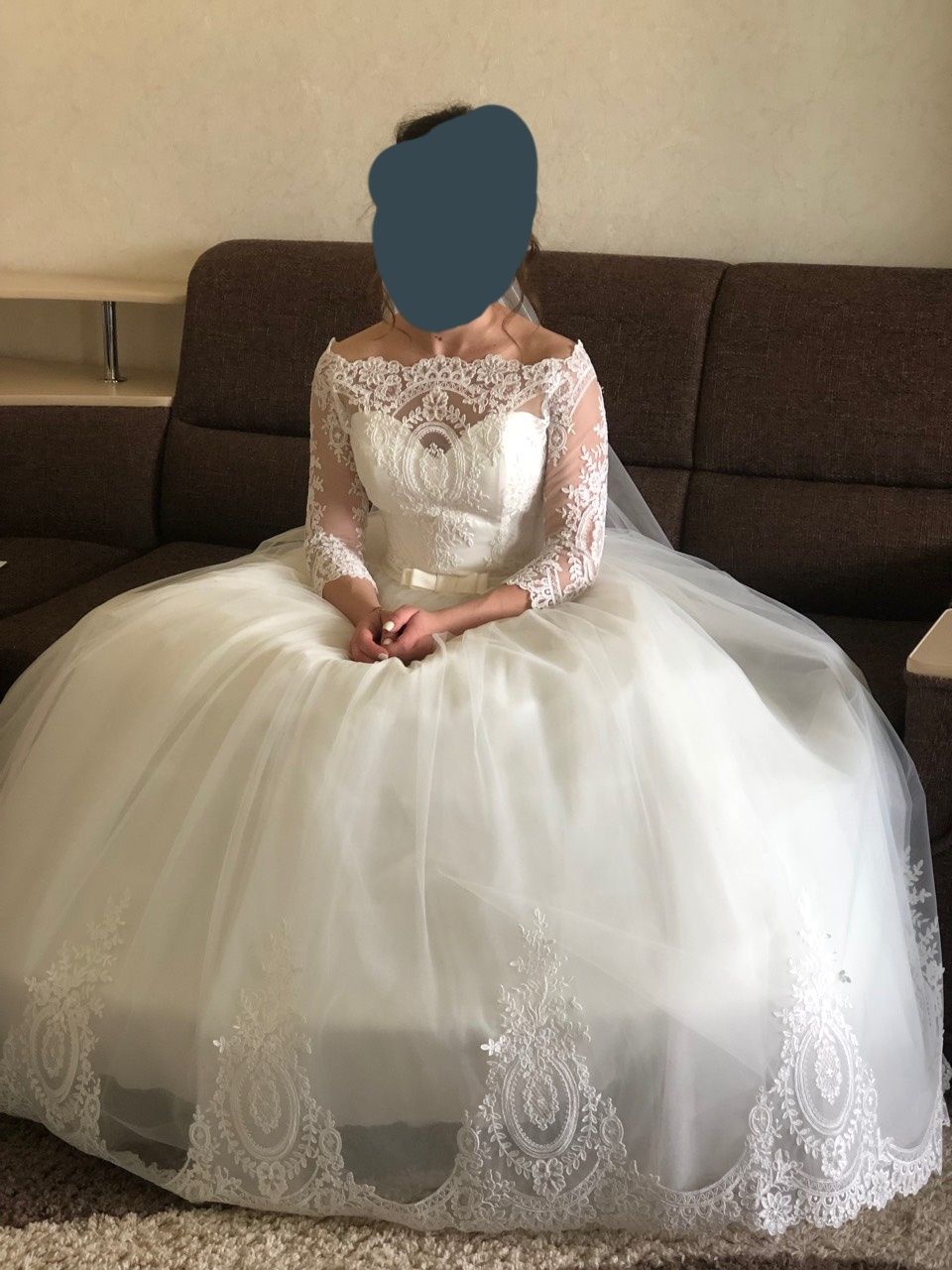 Свадебное платье, белое платье, пышное свадебное платье