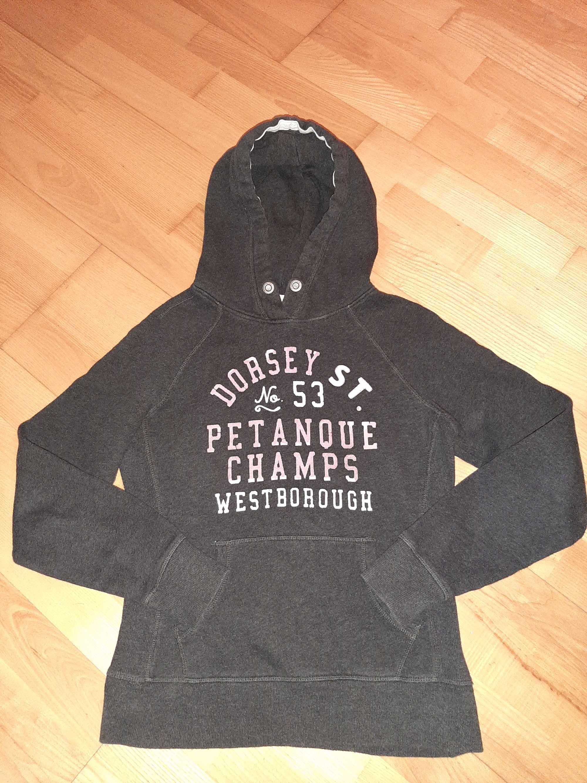 Bluza damska z kapturem r 38 M dresowa H&M dres kangurka dresy