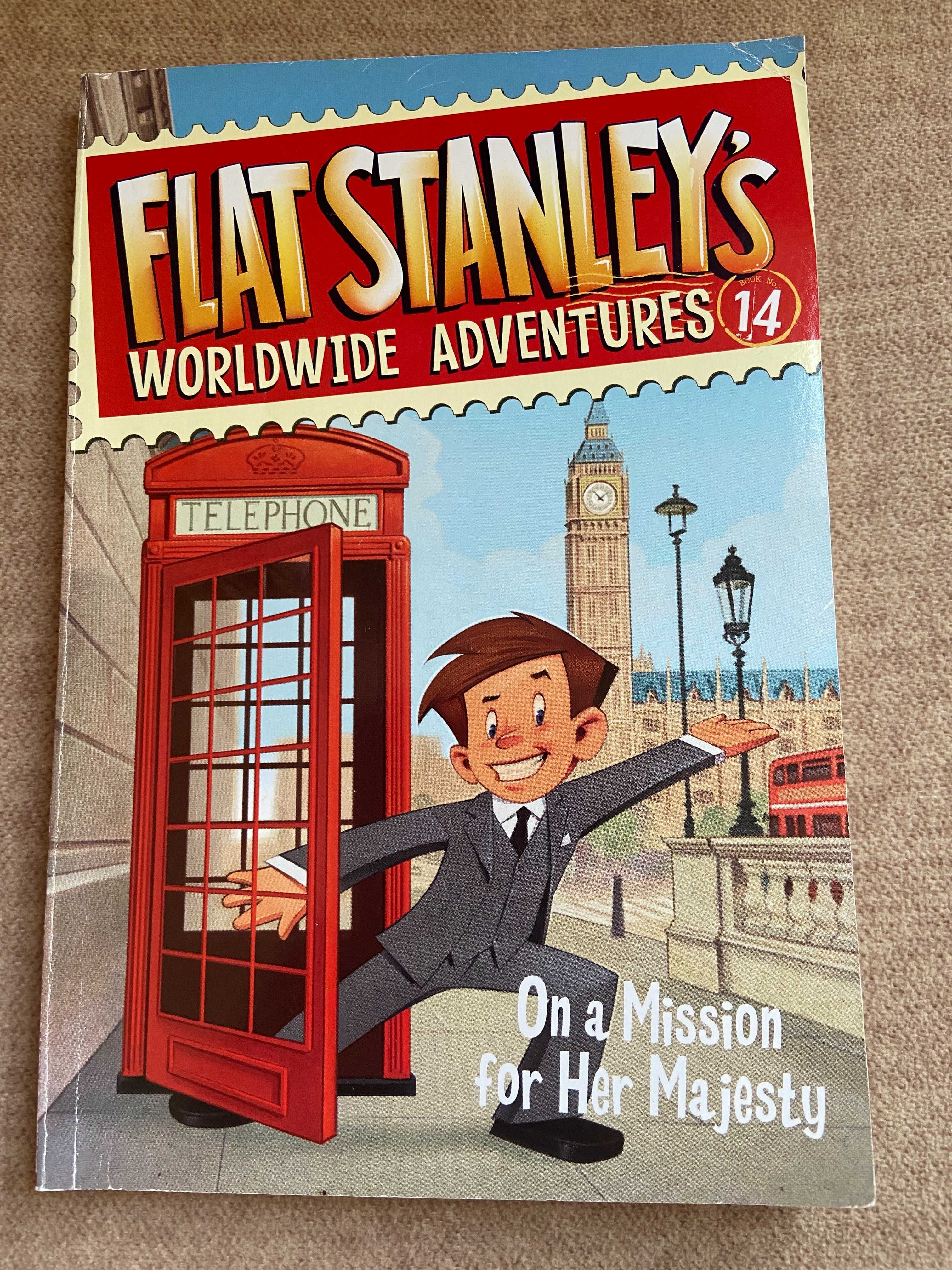 Flat Stanley's tom 14 On a Mission for Her Majesty po angielsku
