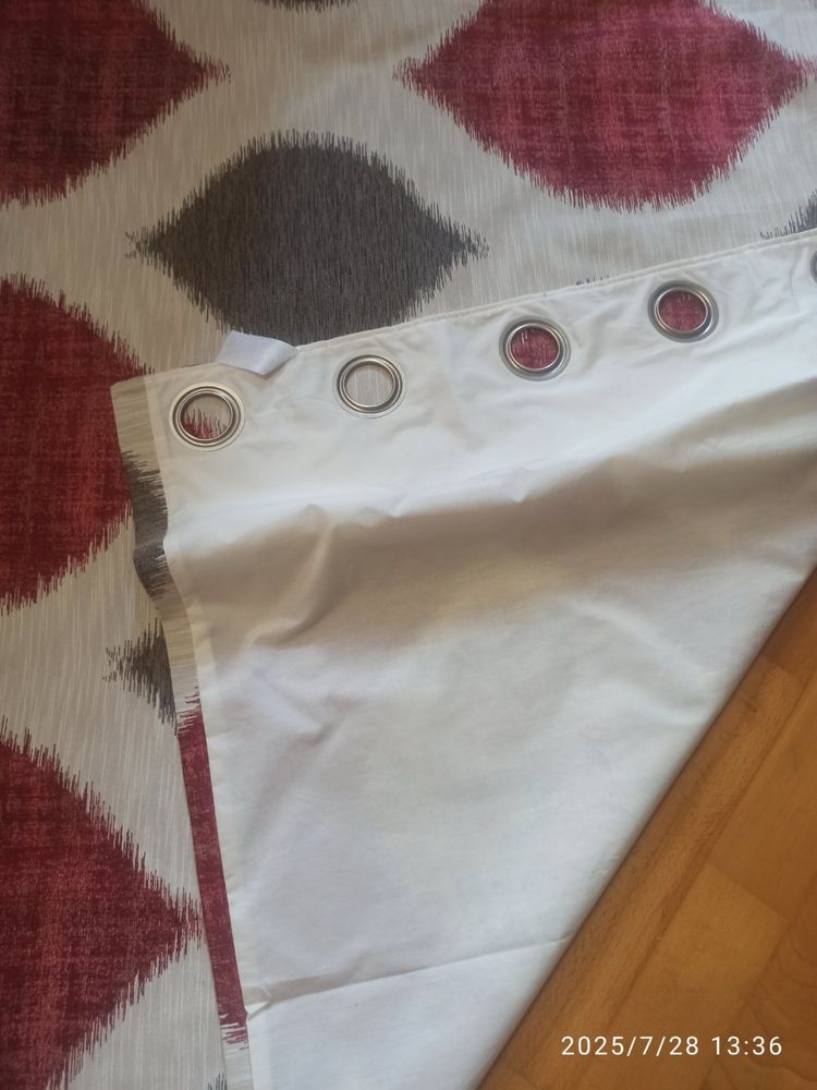 Штори 2 шт на люверсах Dunelm