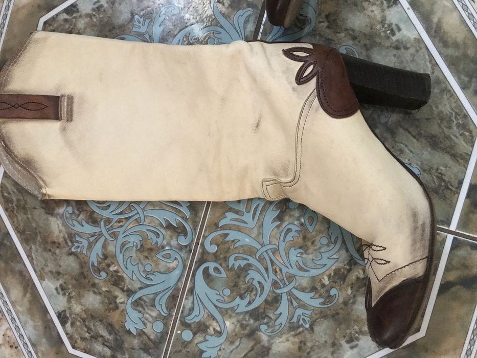 Сапоги Козаки, натуральная кожа, 39р Италия