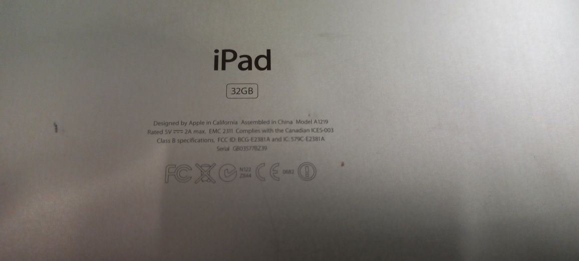 iPad 1st gen 32Gb