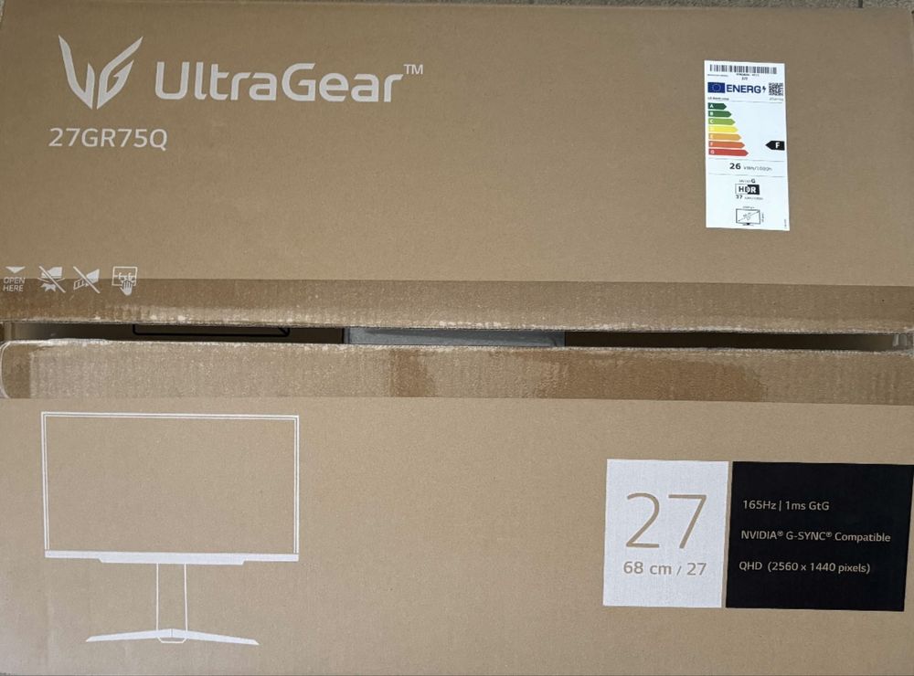 Monitor LG UltraGear 27" 165Hz QHD IPS [27GR75Q]