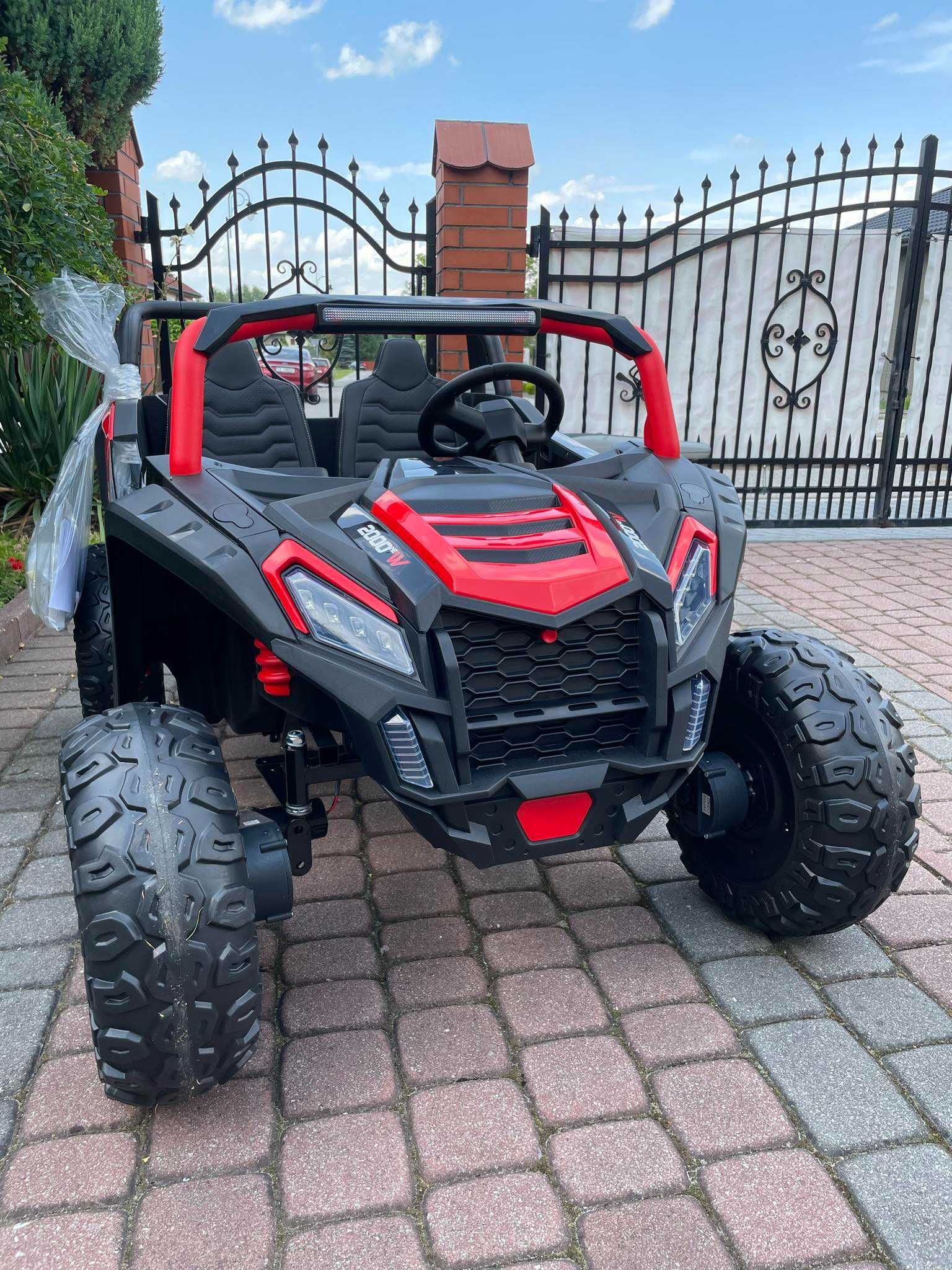 Ogromny Buggy Auto na akumulator dla 2 dzieci 4X200W 24V 14Ah samochód