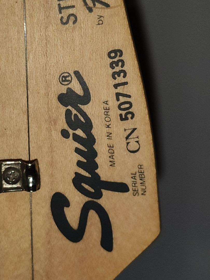 Squier by Fender Black Top Made in Korea 1995