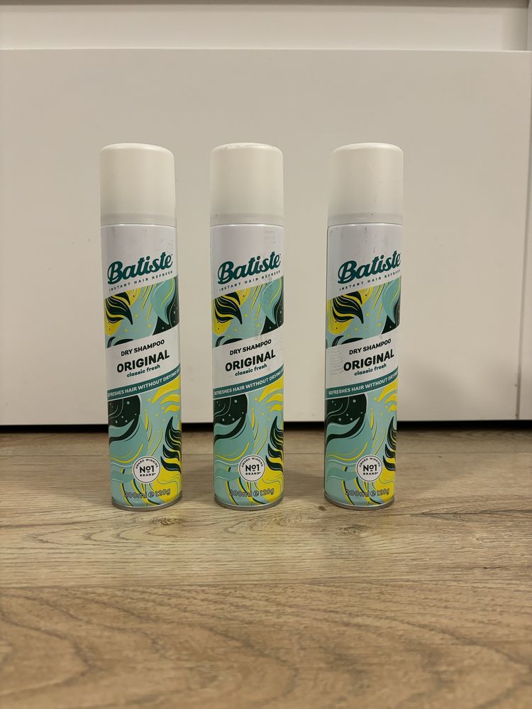 Batiste suchy szampon zapach original 200ml 3 szt