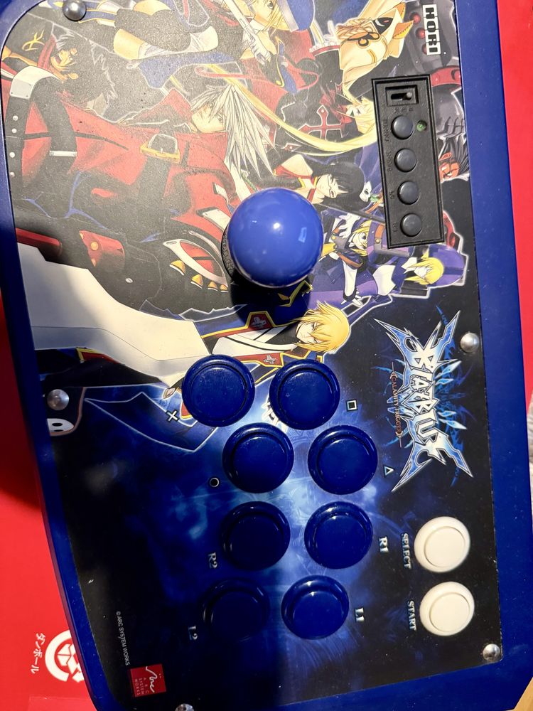 Playstation 3 HORI blaze blue official arcade stick ps3 box unikat