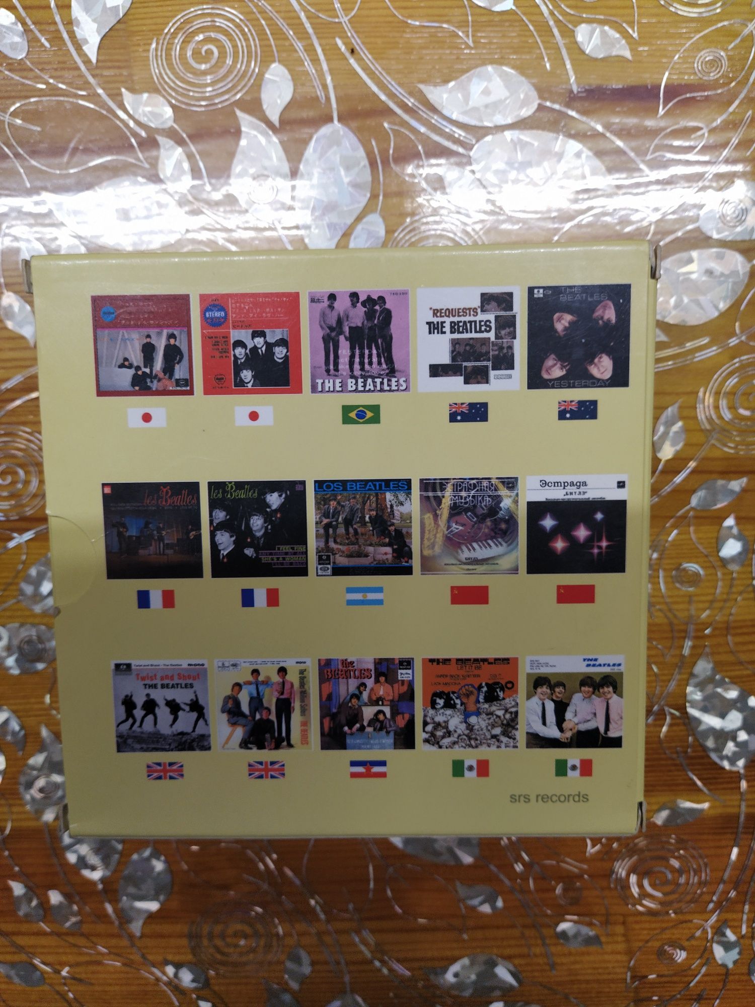 Бокс CD дисков 15 шт группа THE BEATLES