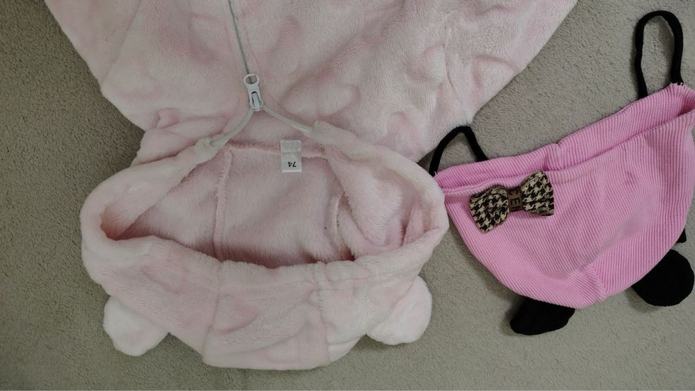 Теплий чоловічок на дівчинку 74 р