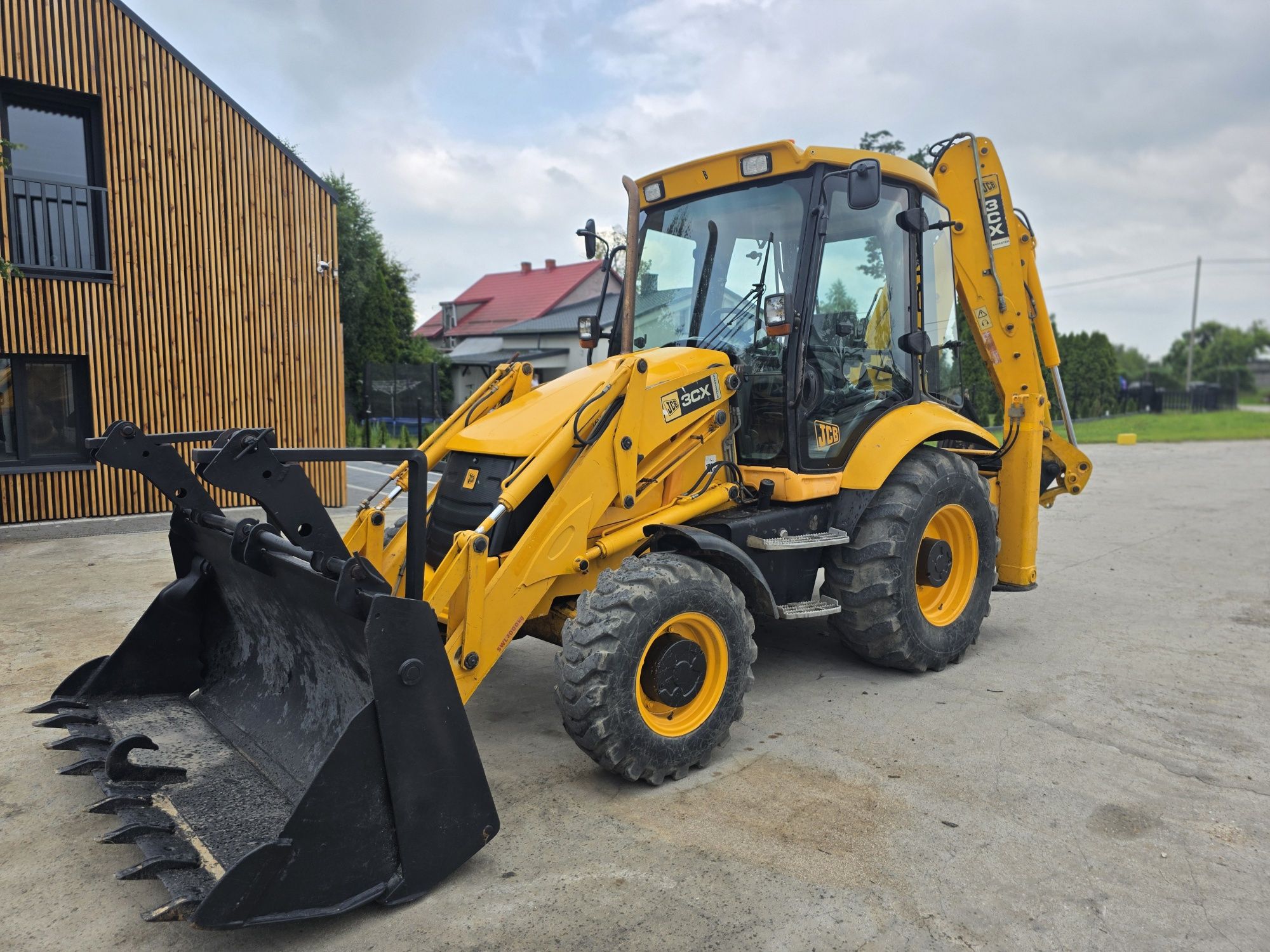 JCB 3CX Sitemaster 4x4 Widły Krokodyl Teleskop Manual Brutto