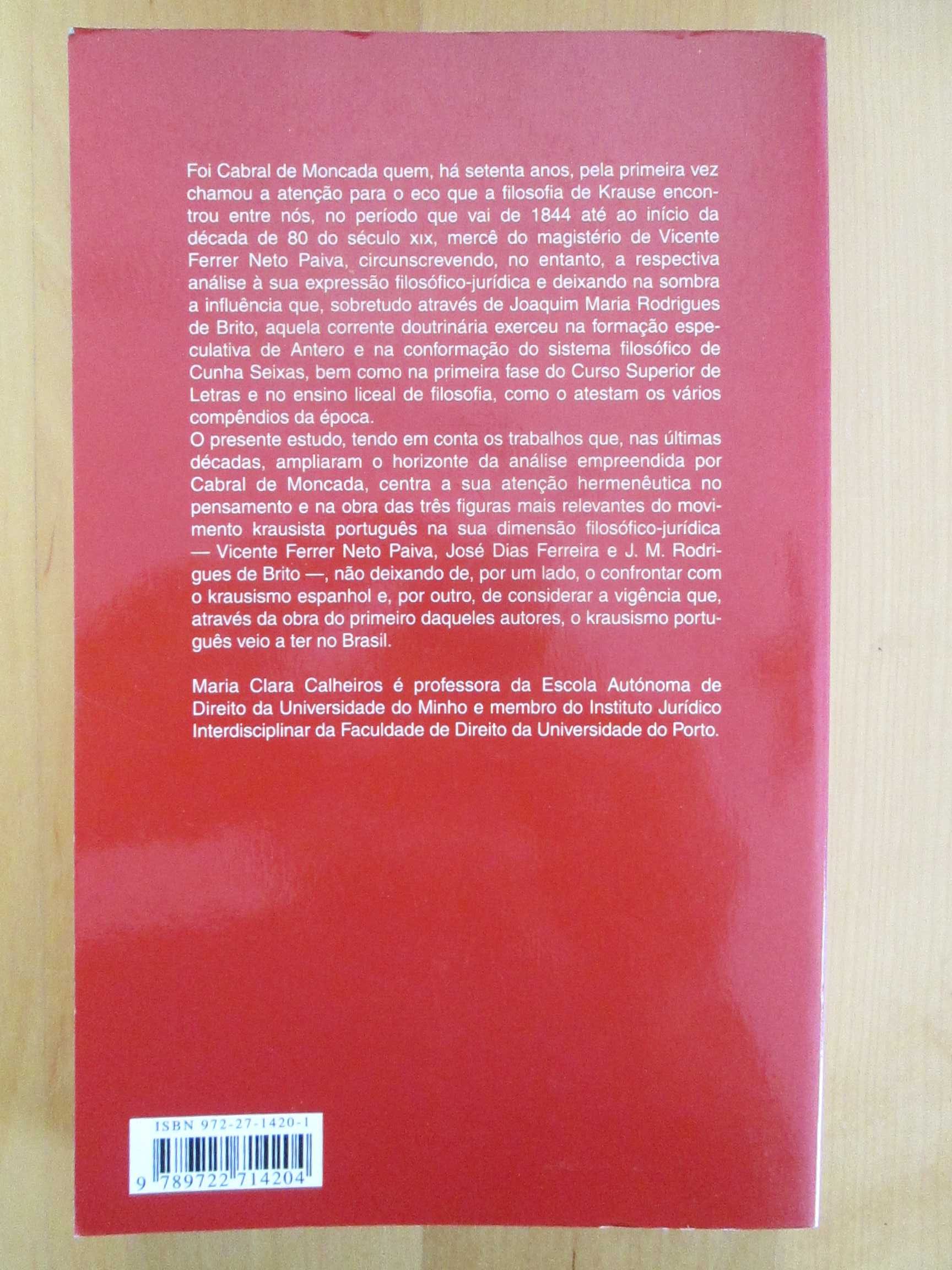 A Filosofia Jurídico-Política do Krausismo Português, M. C. Calheiros