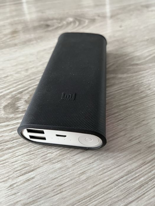 Powerbank Xiaomi 16000mAh z oryginalną osłonką sylikonową czarna