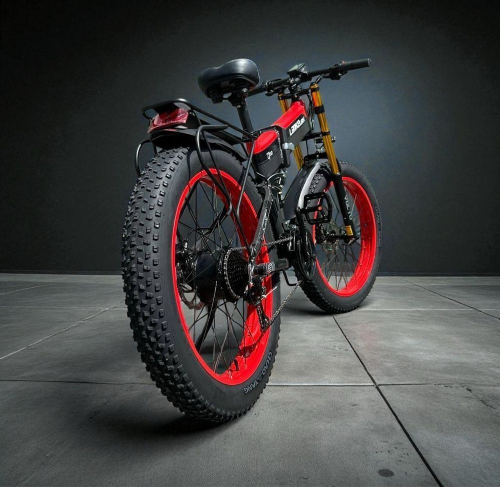 ‼️ВЕЛИКІ КОЛЕСА Складний Електрофетбайк Lankeleisi XT750 Plus 1000W‼️