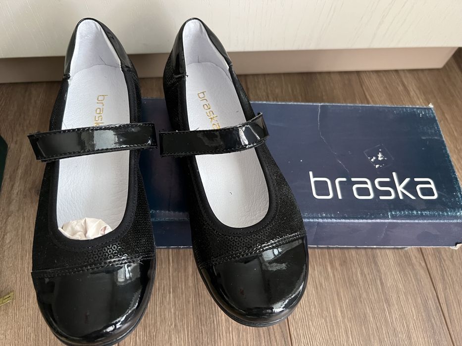 Шкіряні черевики Braska , розмір 33-34