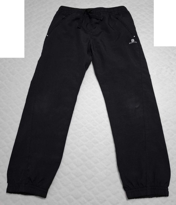 Spodnie chłopięce, sportowe, czarne, Domyos, 116 (Odzież)