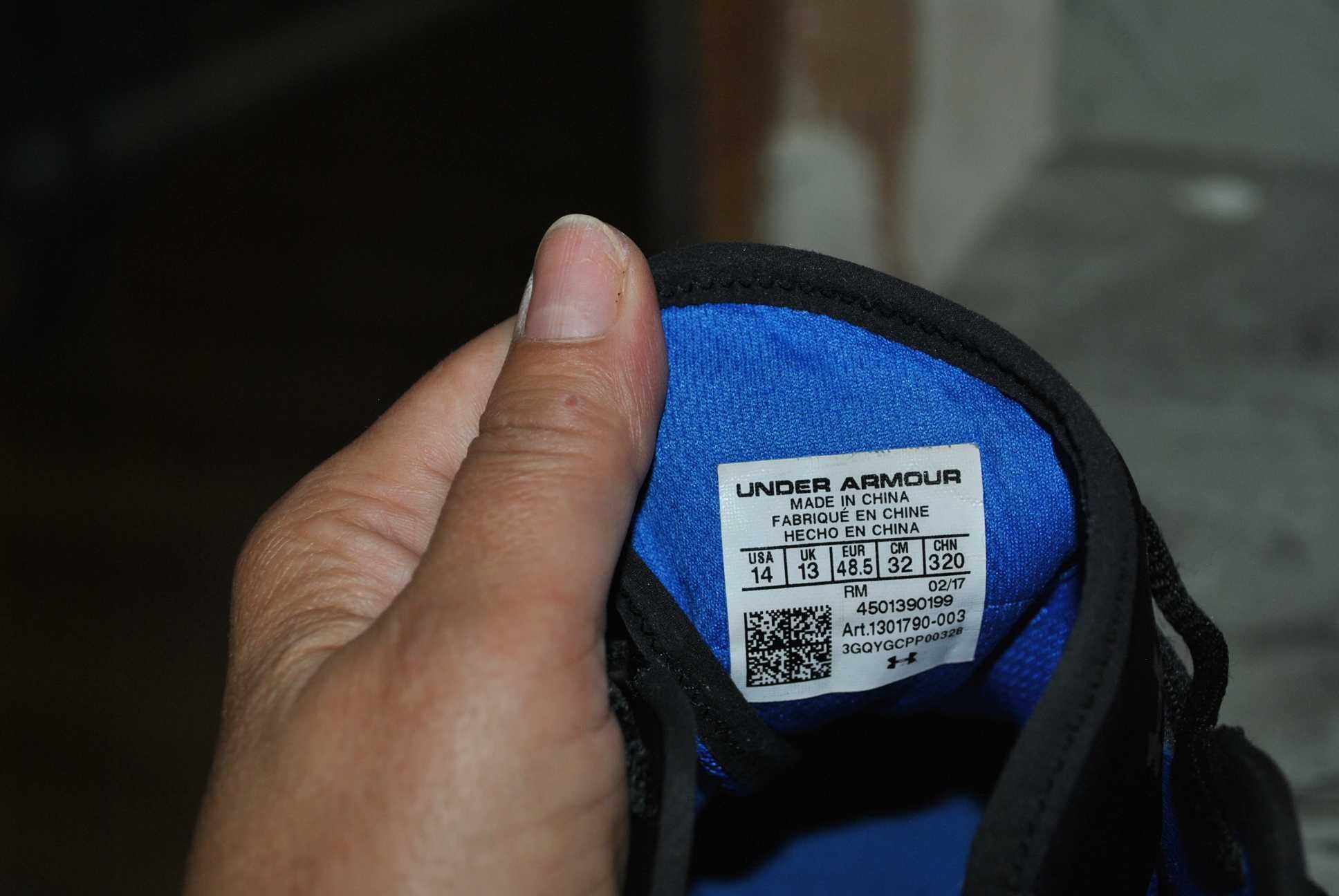 under armour кроссовки 48 р