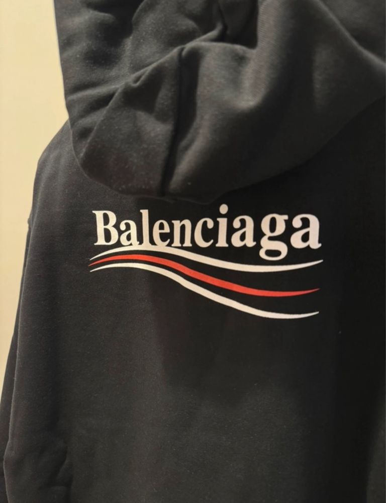 Bluza Balenciaga Political Campaign Medium Fit Hoodie M oryginalna