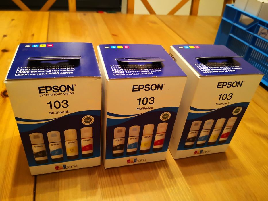 Tusze epson 103.