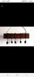 Drewniana lampa wisząca / rustykalna / styl LOFT / handmade