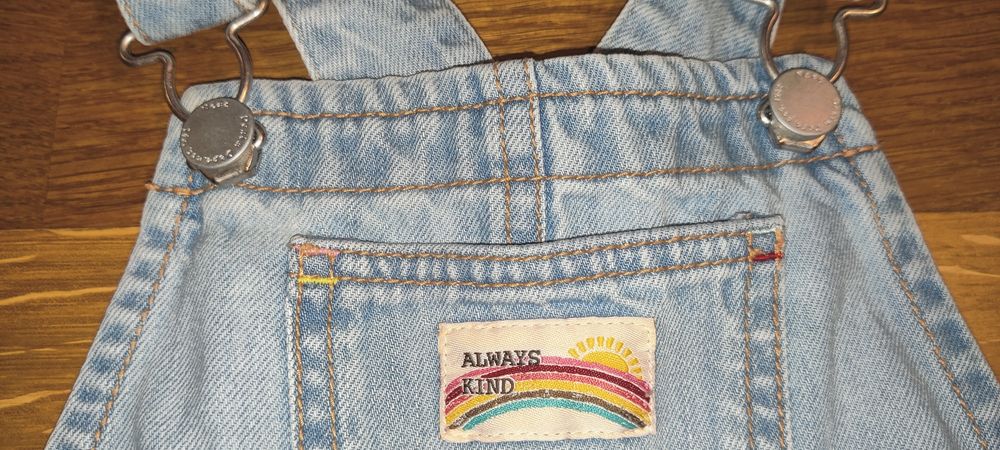 Джинсовий комбінезон на дівчинку 92 см Next