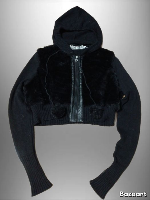 Zipka  zip зипка ,кофта grunge Y2k opium rock gothic avangard