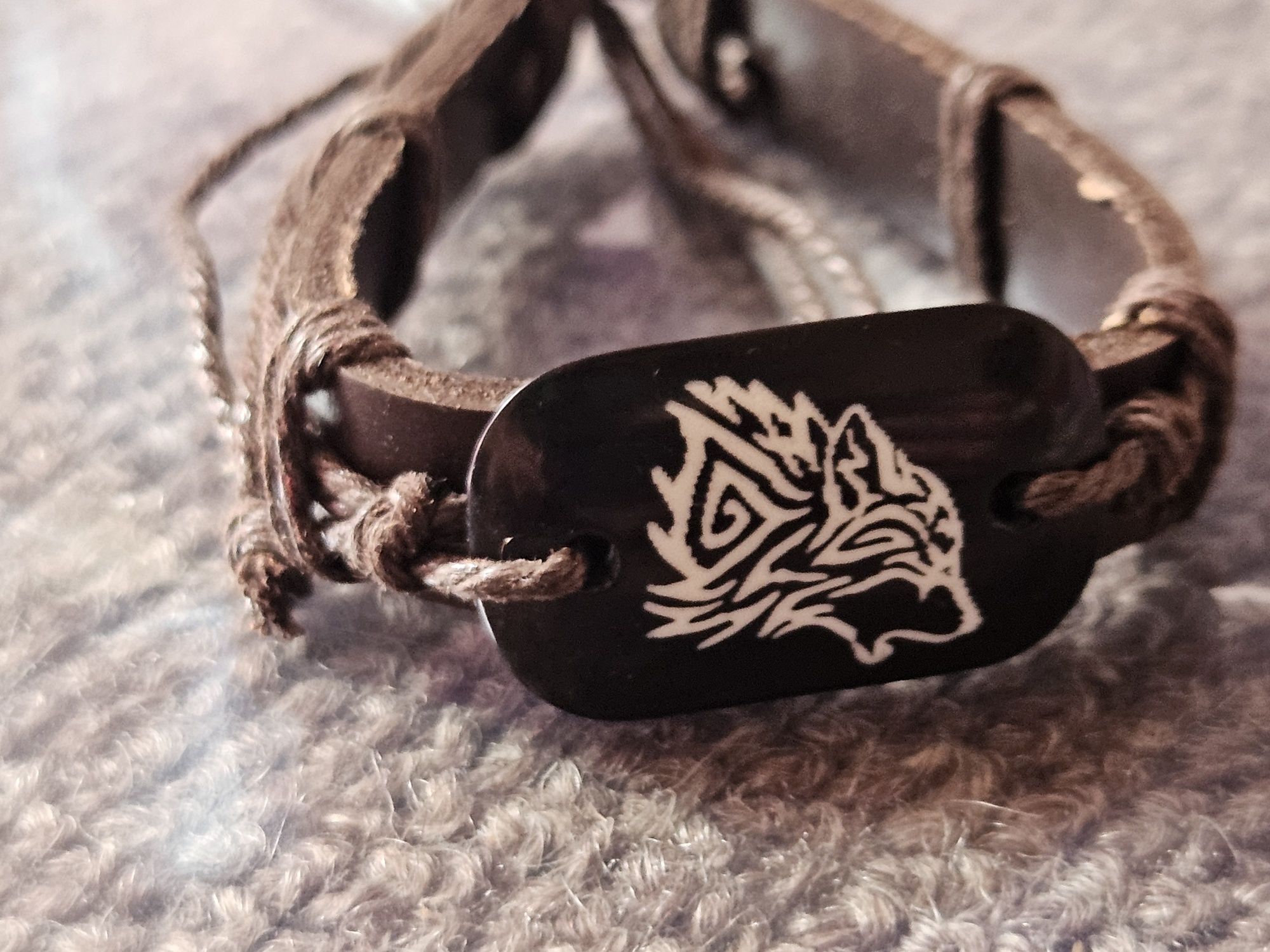 Nowa opaska na rękę Wilk Witcher Wiedzmin Etno Vintage
