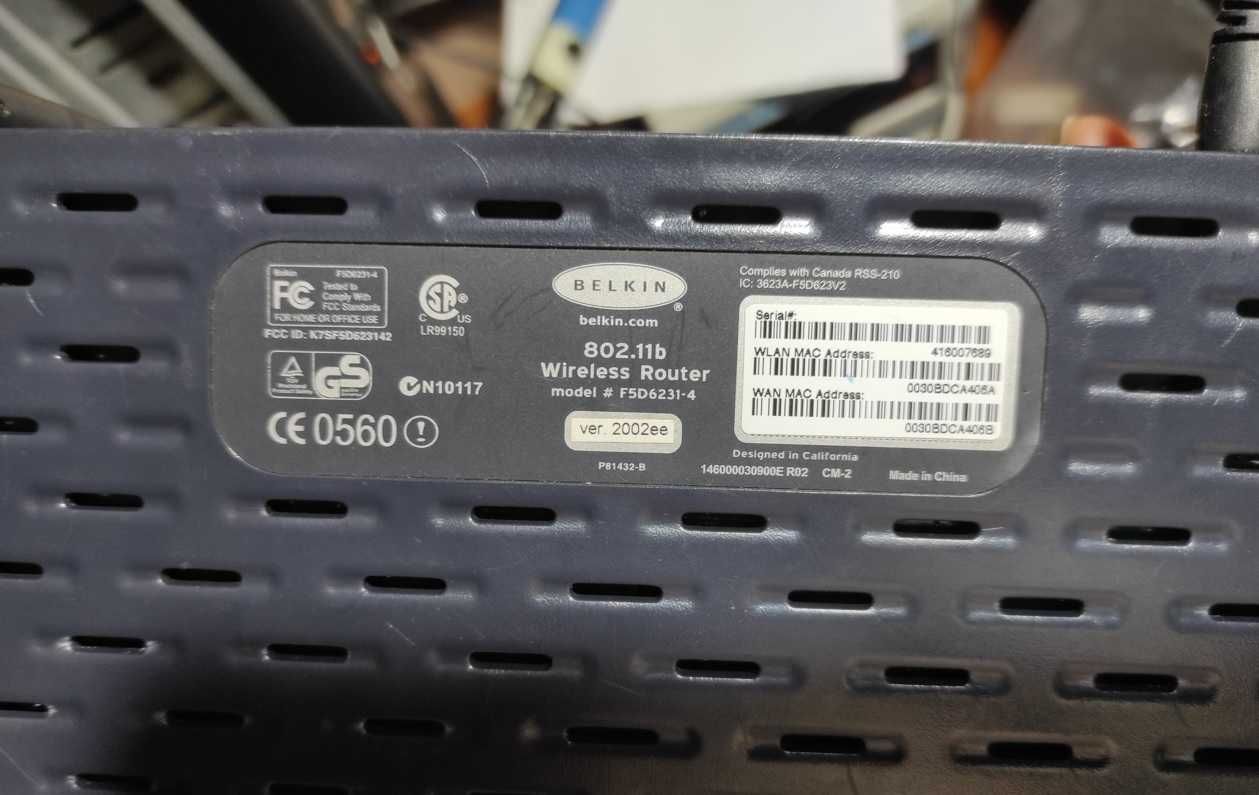 WiFi routery AP stare AirLive Belkin Platinet Dlink Microtik
