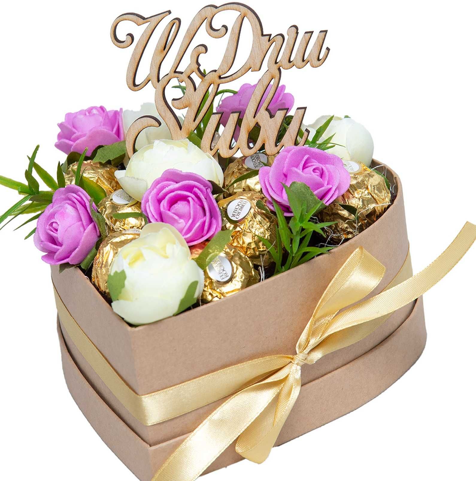 Prezent na Ślub zamiast kwiatów gift box TORT FERRERO ROCHER