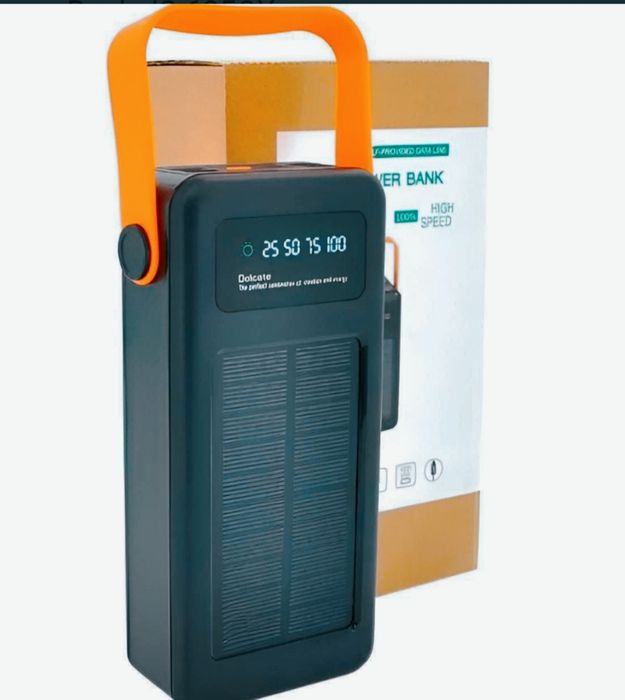 Повербанк NEW на сонячній батареї 50000 mAh з USB