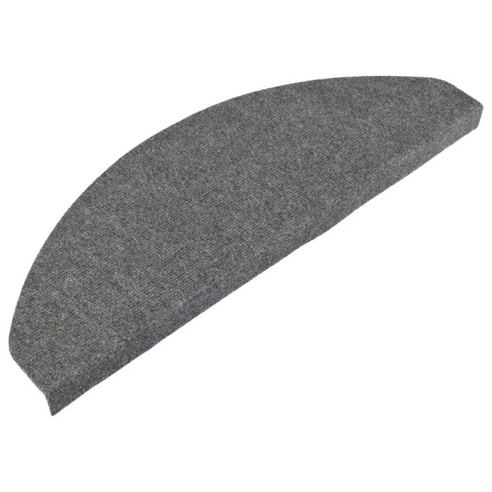 vidaXL Samoprzylepne nakładki na schody, 15 szt., 65x22,5x3,5cm szare