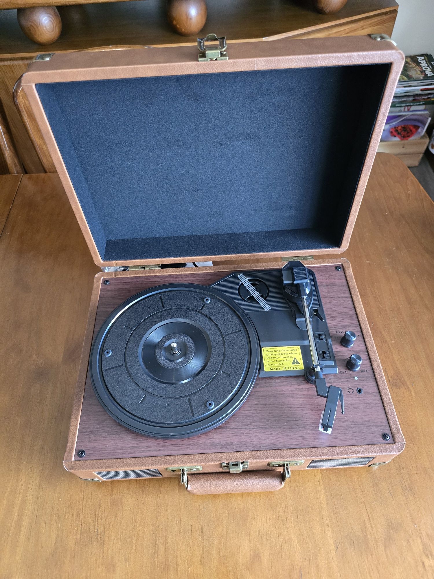 Leitor de vinil portátil