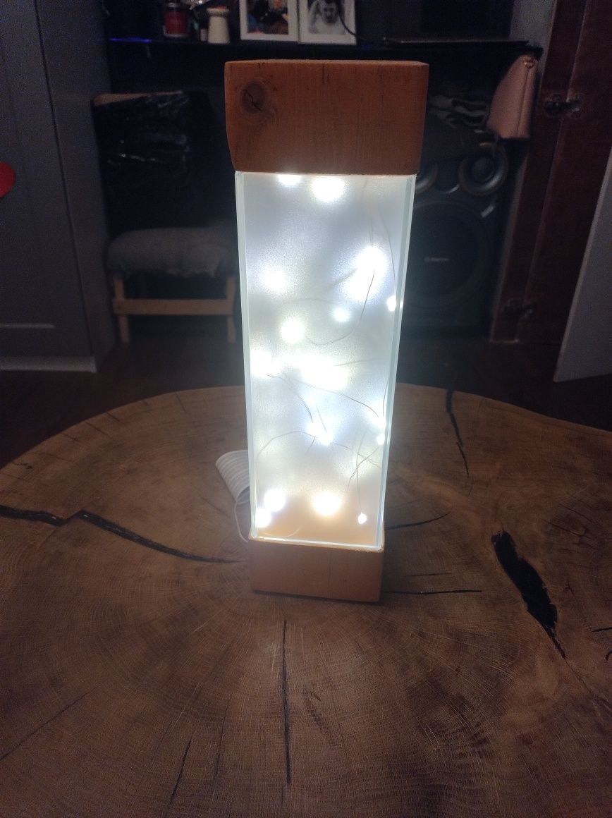 Lampka nocna LED handmade