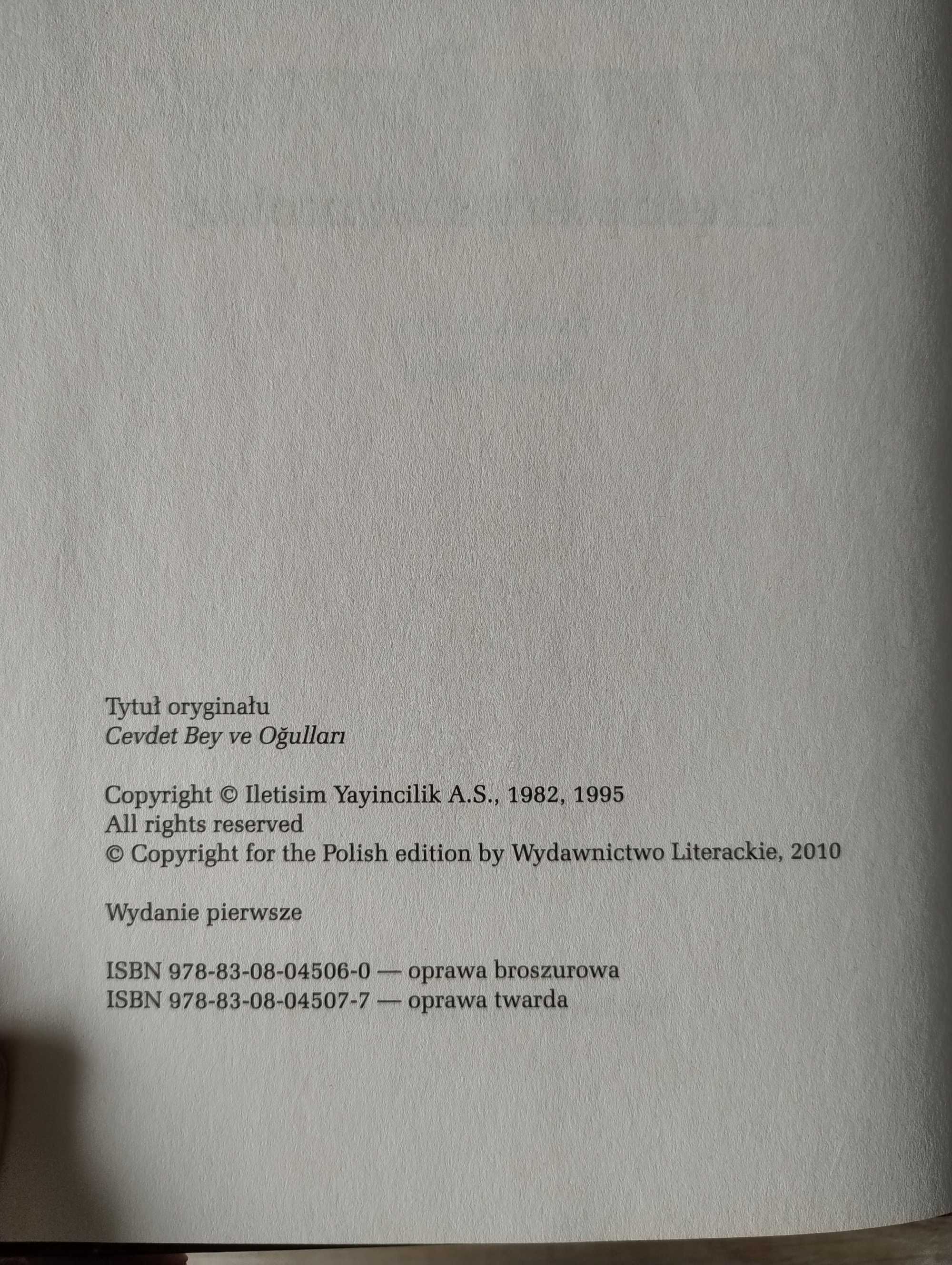 Cevdet Bej i synowie – Orhan Pamuk