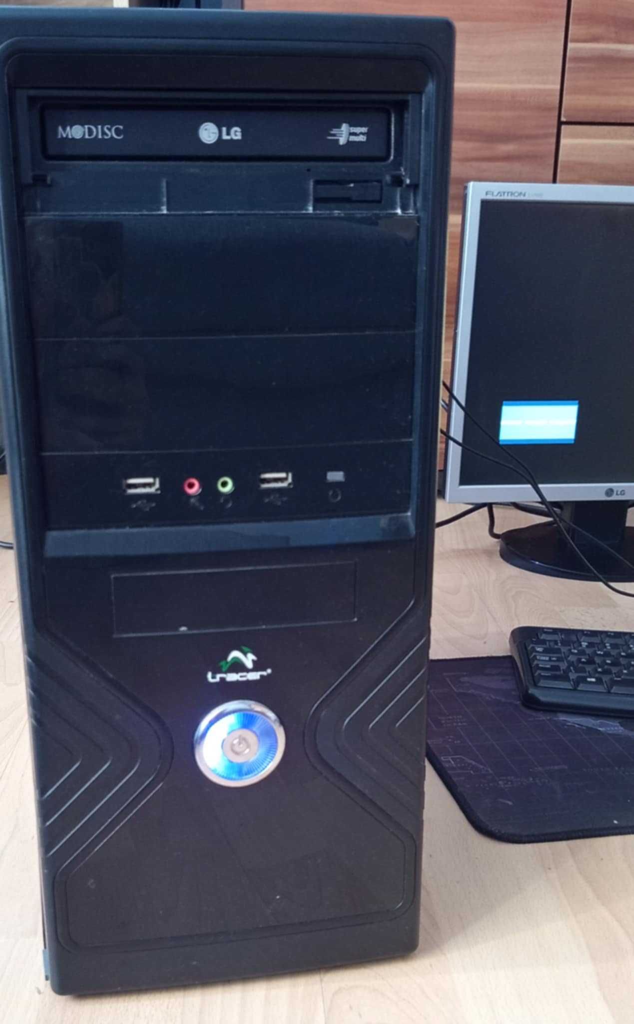 Gotowy do pracy! Zestaw PC + 2 monitory | Windows 10 | Biuro/gry retro