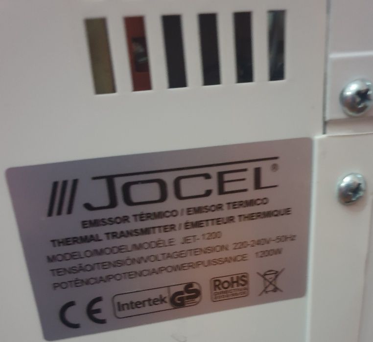 Aquecedor eléctrico Jocel 1200W