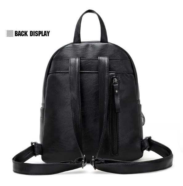 Стильный женский рюкзак Cassual, новый, черный. Женская сумка