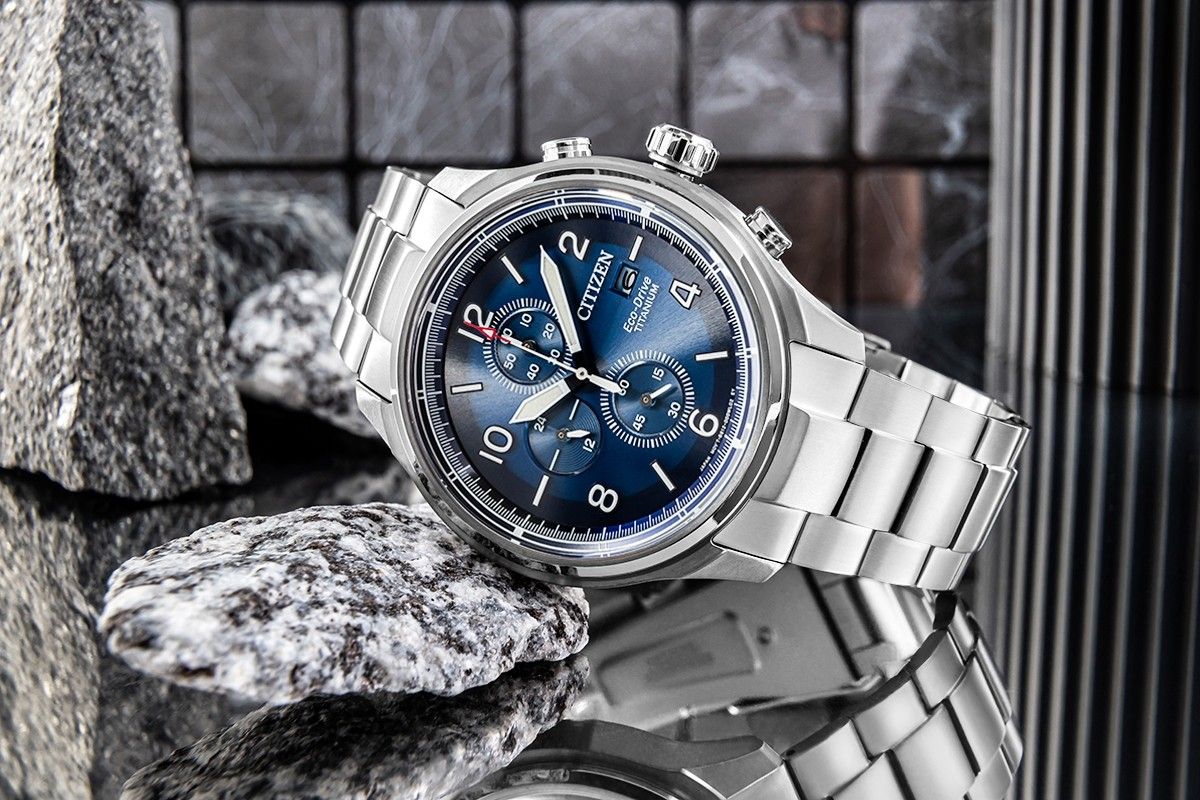 zegarek męski citizen super titanium eco-drive ca0810-88l + box