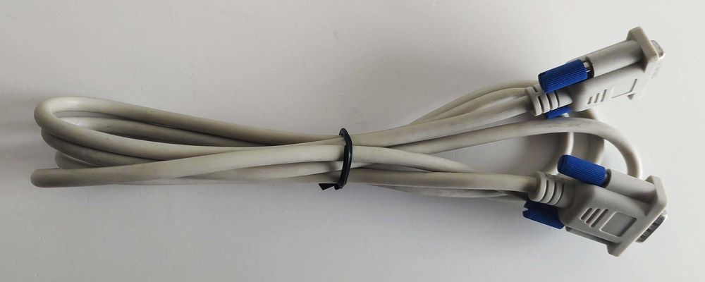 Cabo VGA macho / macho cinzento de 1,88m