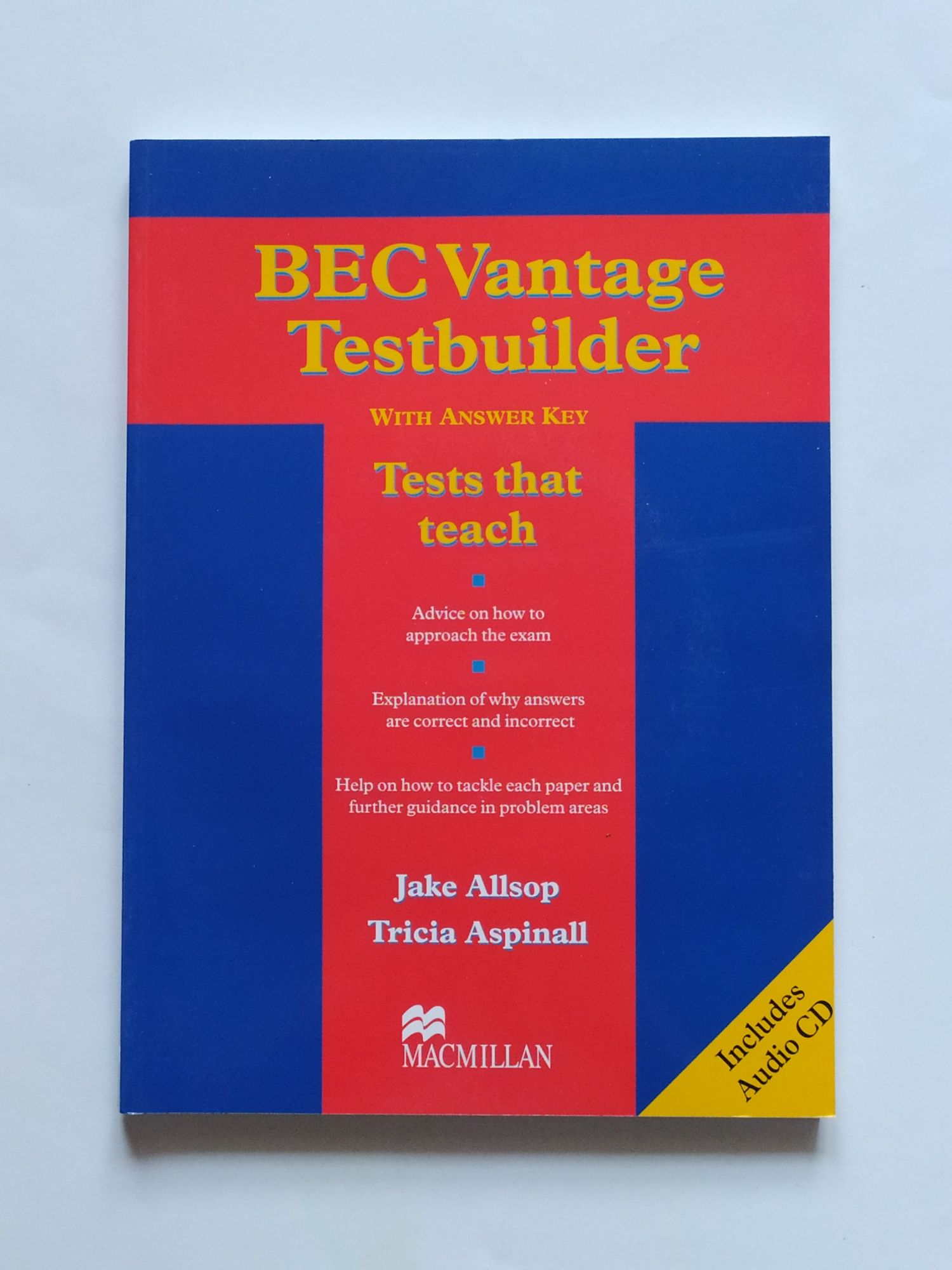 Nowy BEC VANTAGE TESTBUILDER with key, audio CD, Macmillan 2004