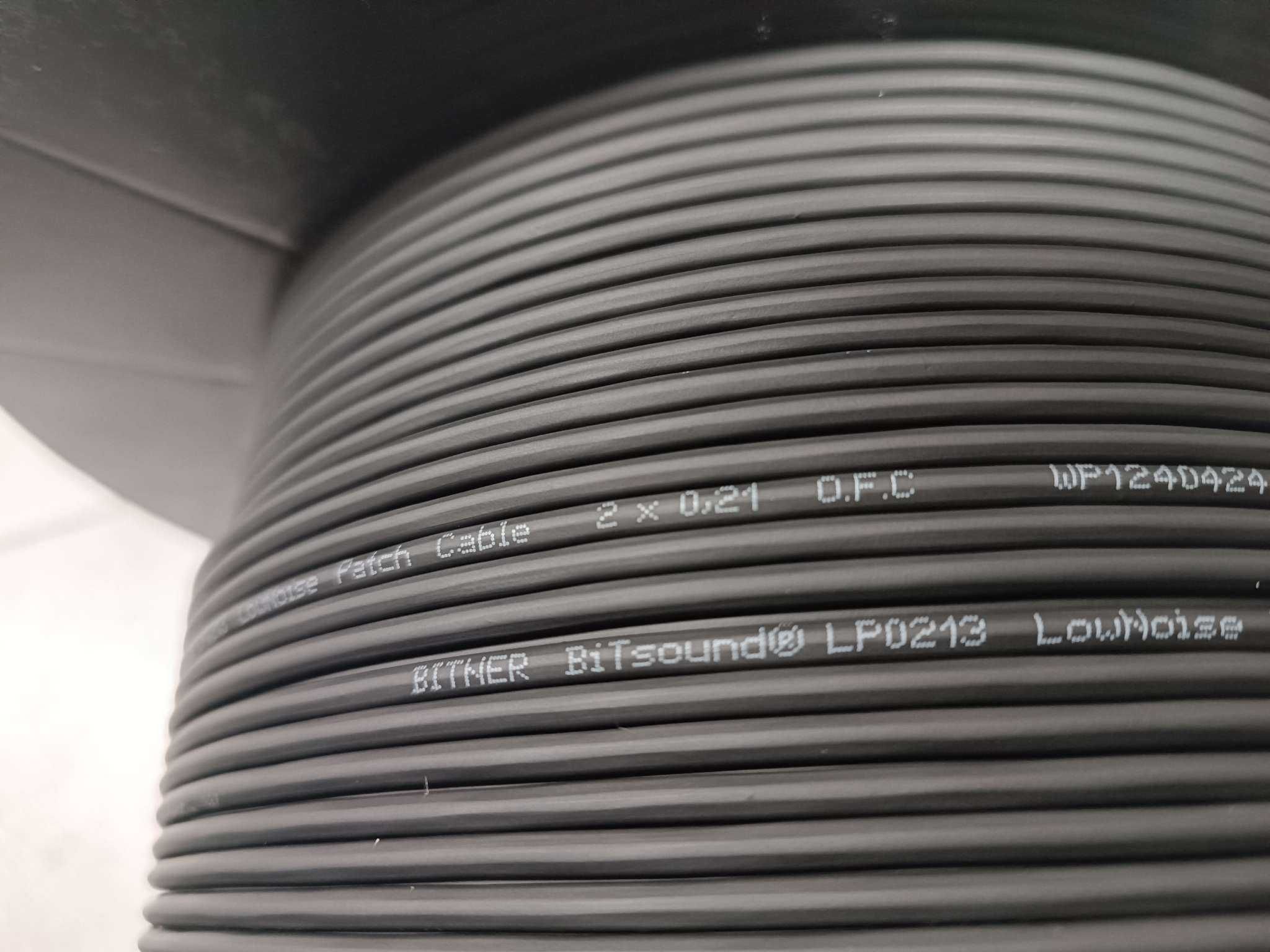 Kabel mikrofonowy 2x0,21 OFC 3,1mm BITNER przewód symetryczny 90m